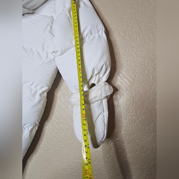 THE CHILDREN'S PLACE Cozy Down Snow 18 Mos Mittens & Feet Covers Fox Fur Trim‎ - Picture 5 of 7